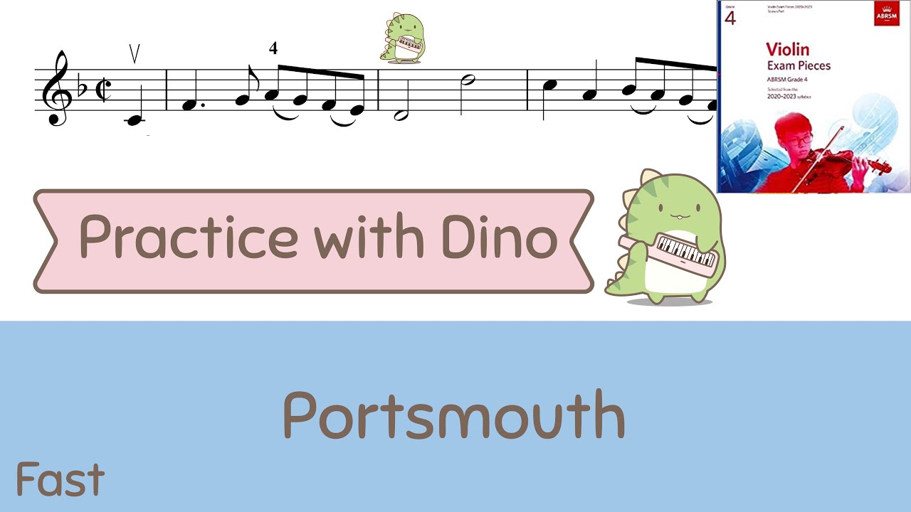 (Fast) Portsmouth ABRSM 2020-2023 Violin grade 4 (A1)