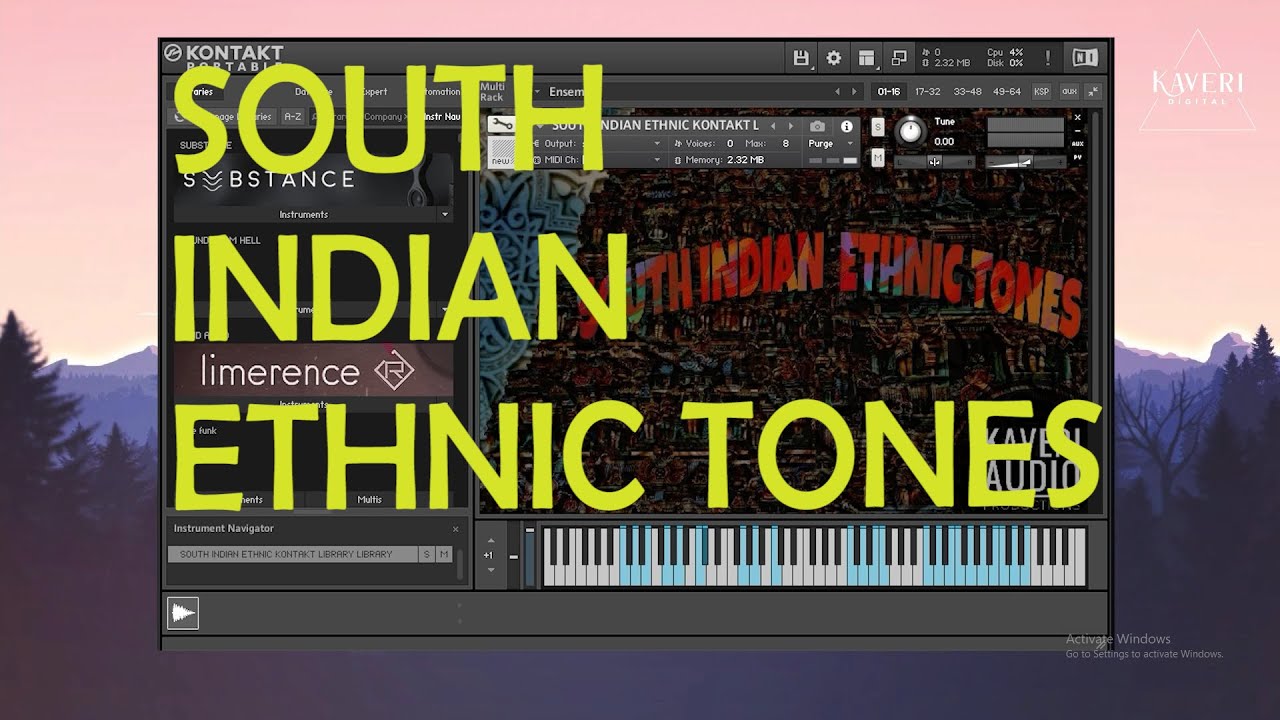 SOUTH INDIAN ETHNIC TONES | KONTAKT LIBRARY | INDIAN KONTAKT LIBRARY