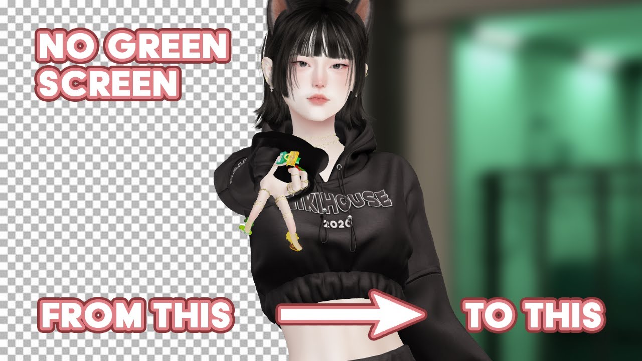 How To Blur Background of Firestorm & Black Dragon Pics With NO Green Screen | Second Life Tutorial
