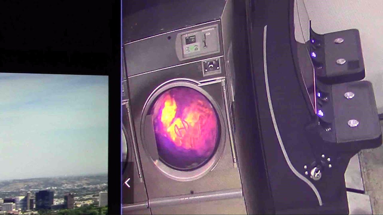 DRYER FIRE in the Laundromat!