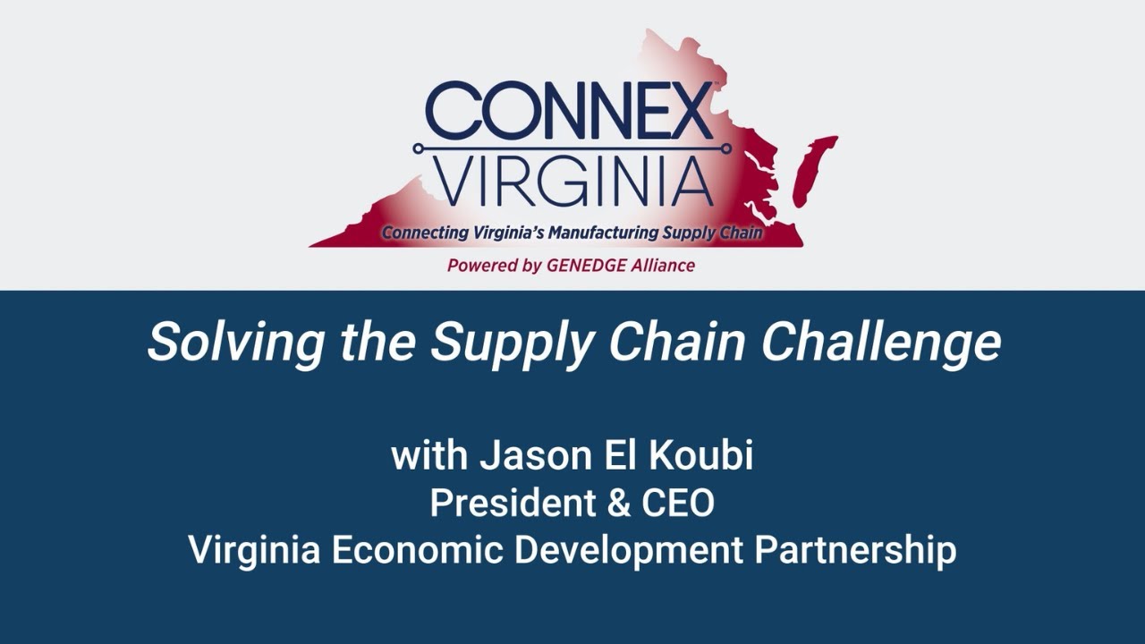 Virginia Economic Development Partnership (VEDP) President & CEO Jason El Koubi