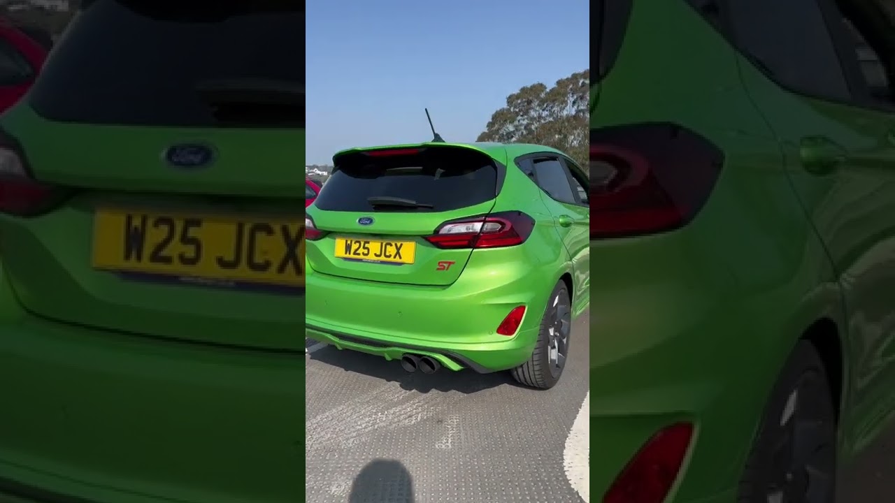2022 Fiesta ST Scorpion GPF back valved exhaust sound