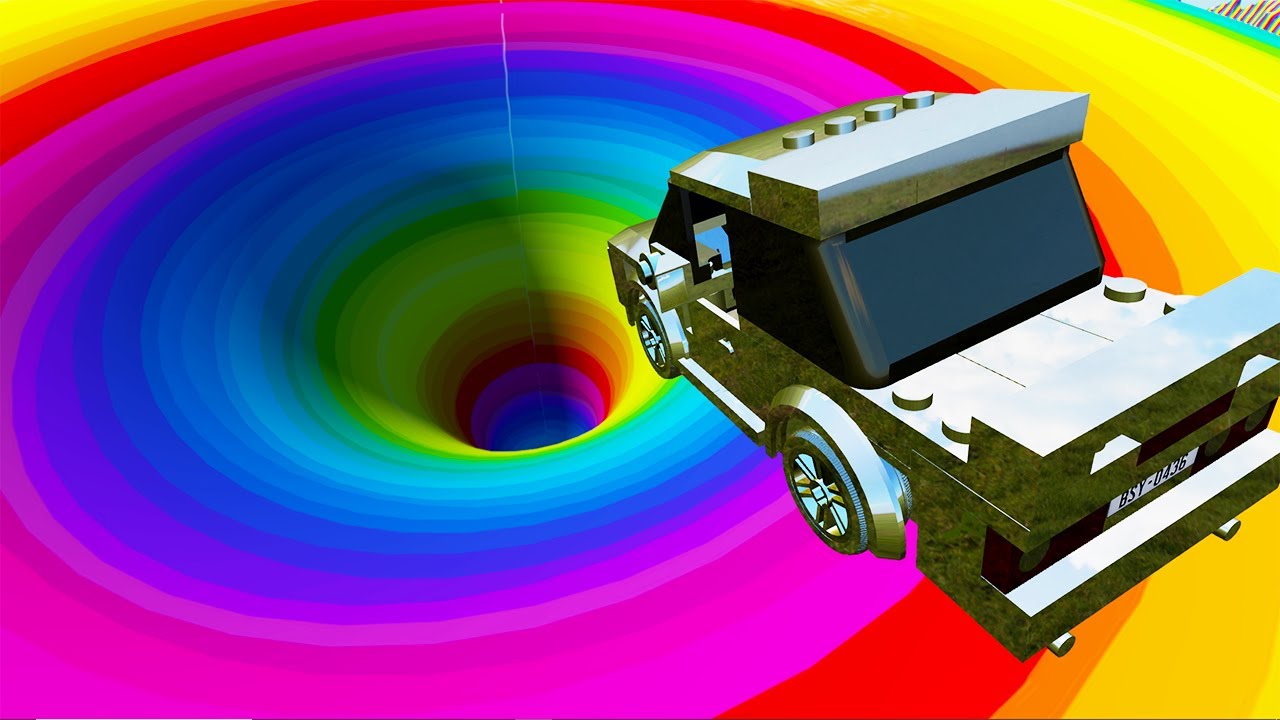 Random Lego Car Jumps & Crashes -  BeamNG.Drive