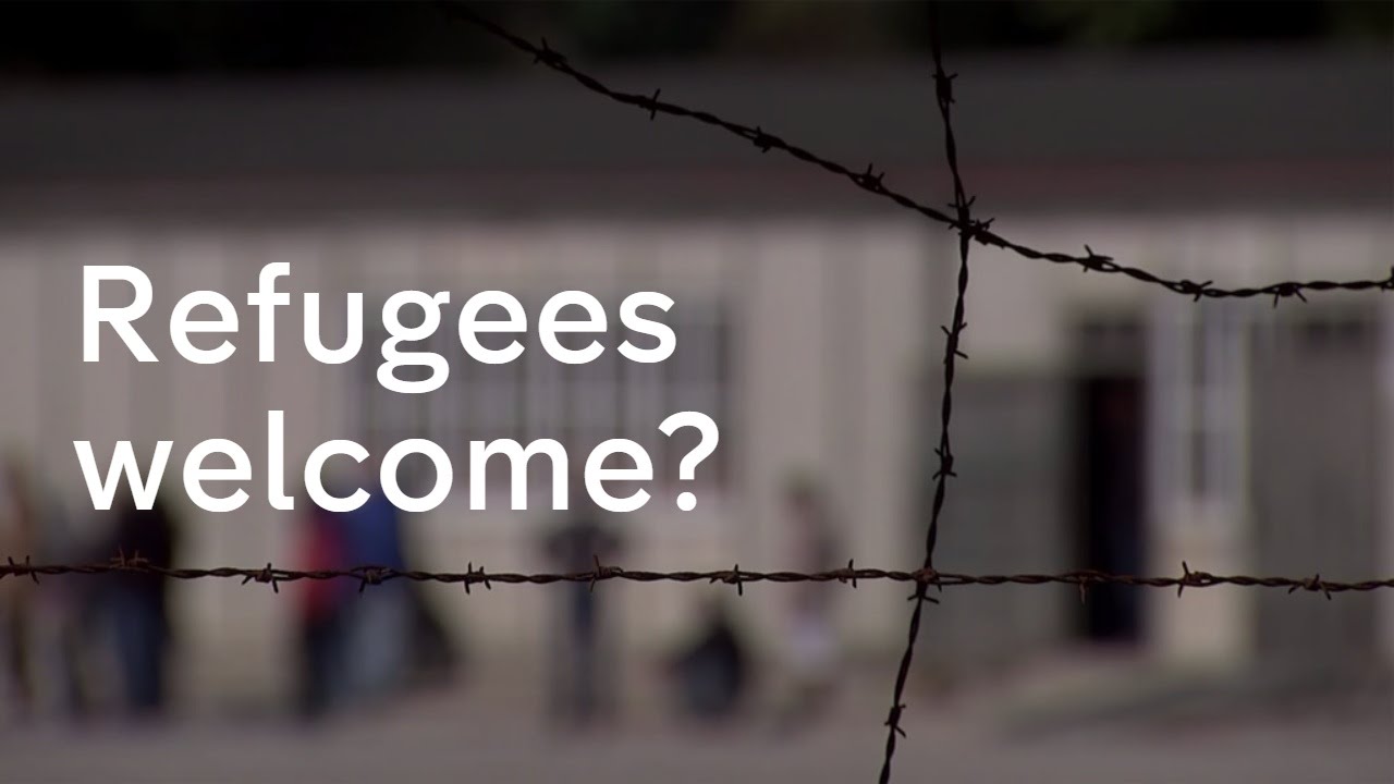 The former German concentration camps housing refugees