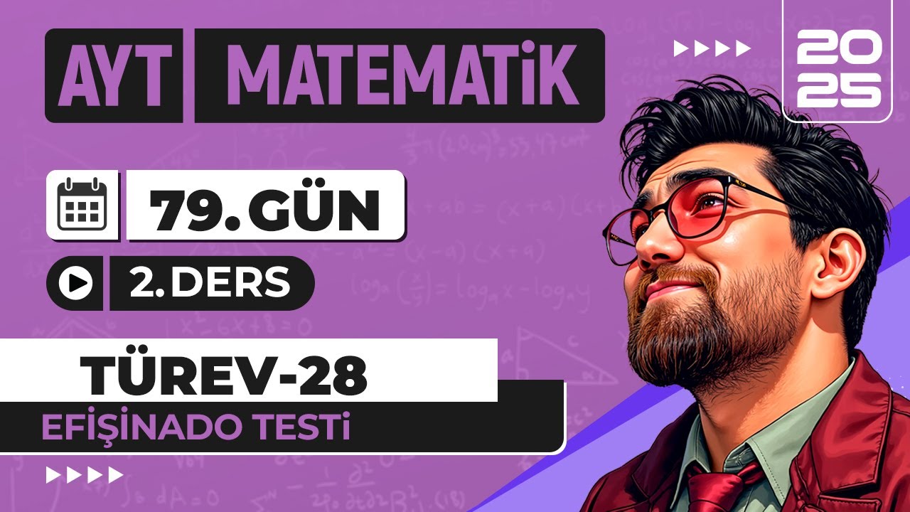 90 Günde AYT Matematik Kampı | 79.Gün 2.Video | Türev-28 | 2025 | #merthoca