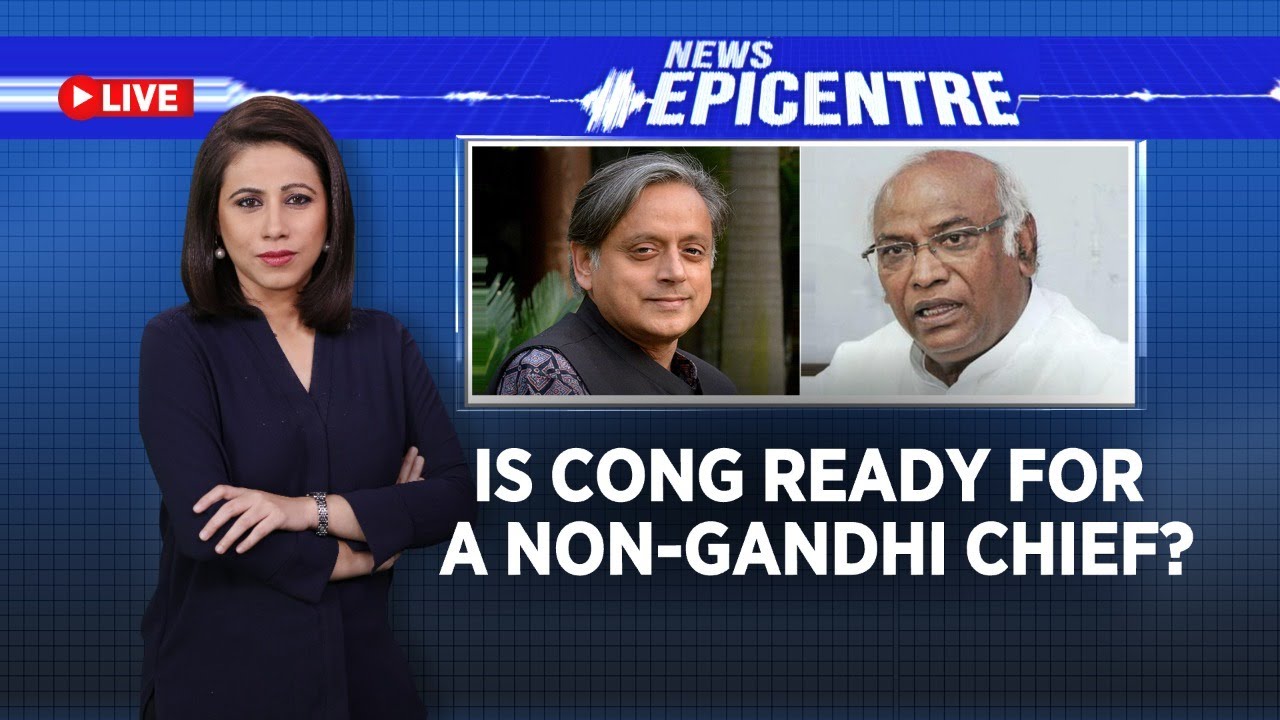Congress President Election 2022 Live | Is Congress Ready For A Non-Gandhi Chief? | News18 Live