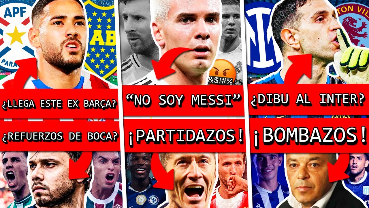 ¿BOCA compra a este EX BARCELONA? ¿Llegan REFUERZOS?+ ¿DIBU al INTER?+ MASTANTUONO explota+ BOMBAS