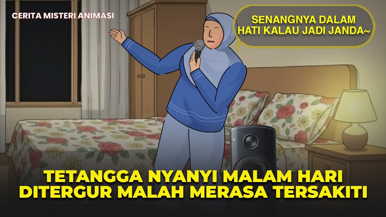 TETANGGA MERASA PALING TERSAKITI, PADAHAL DIA NYANYI TIAP MALAM | DRAMA ANIMASI