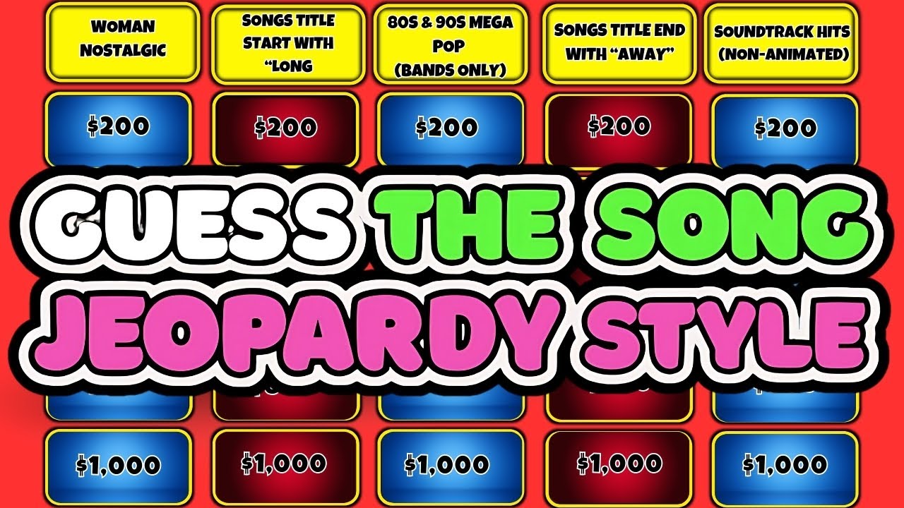 Угадай песню Jeopardy 🎵 Ностальгические хиты | 25 песен | Музыкальная викторина | Quiz Burst