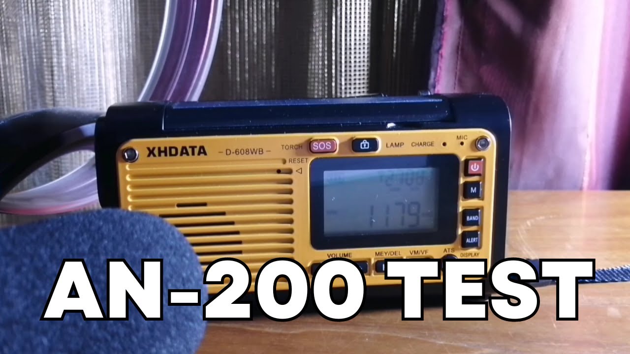 XHDATA D-808 vs D-608WB on distant medium wave signals and with Tecsun AN-200 