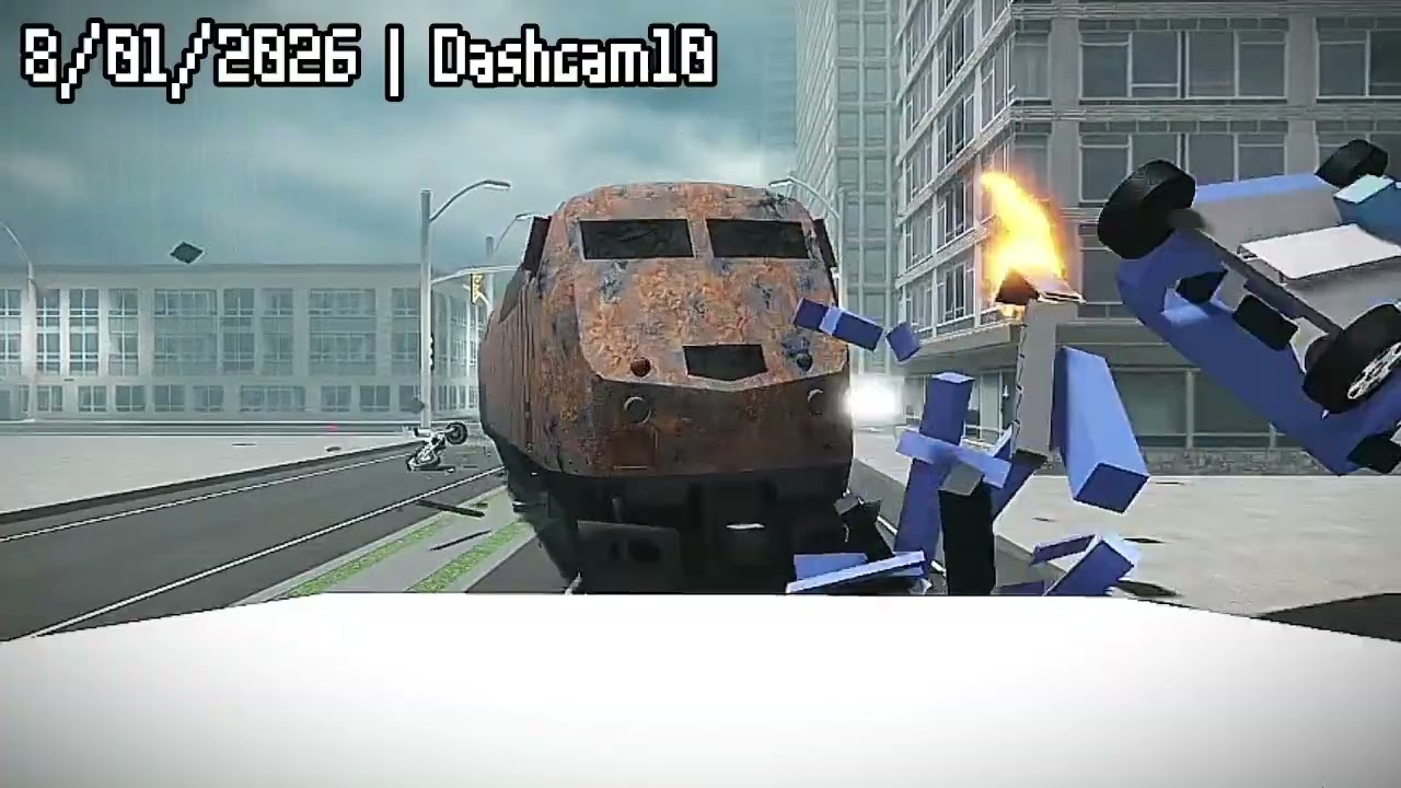 Railroad Accident 2 | Roblox Car Crash Studio