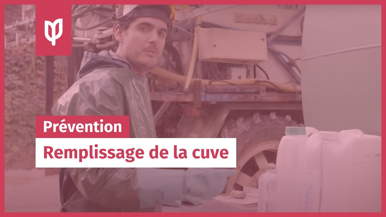 Remplissage de la cuve