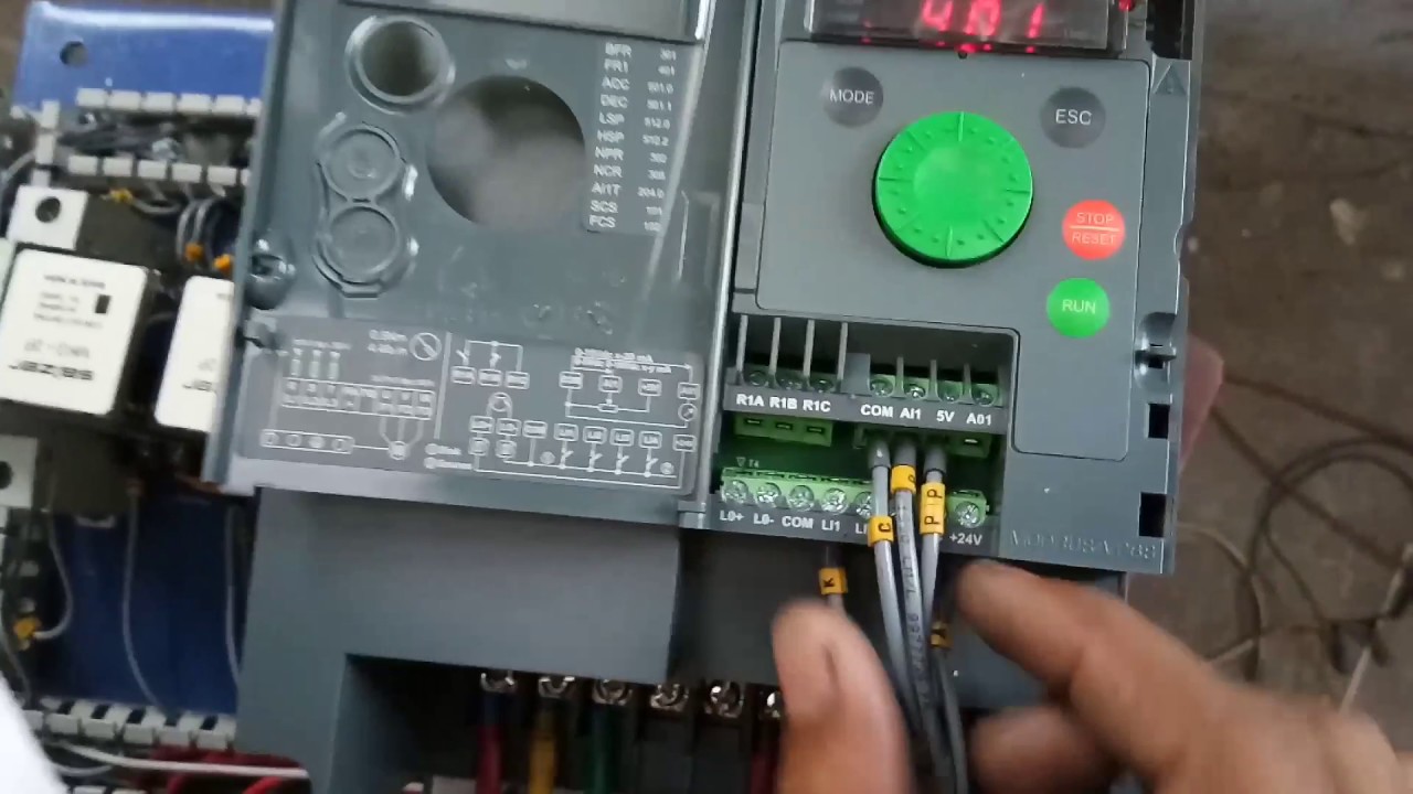 Schneider drive programing | programing | electrical