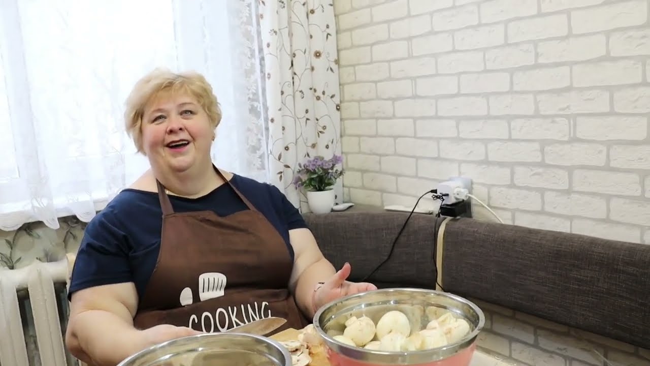Сегодня грибной день у нас/ Суп с сыром/ Жульен на сковороде/.