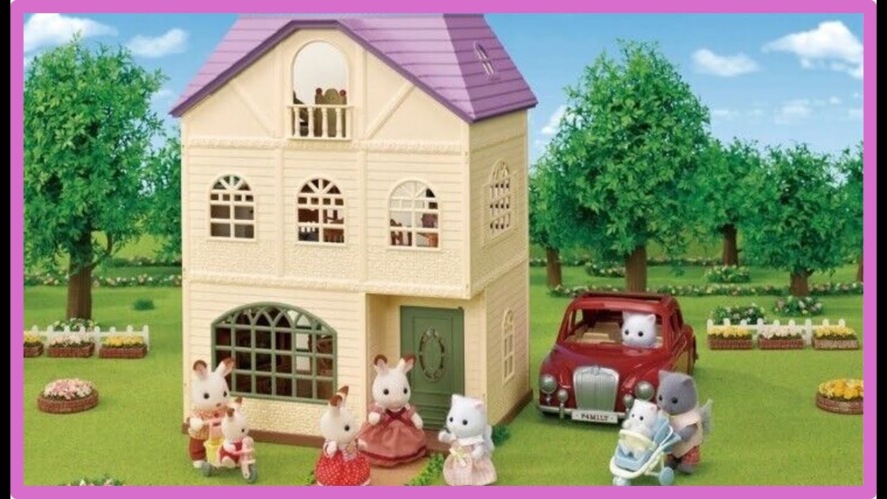 UNBOXING Sylvanian Families Wisteria Terrace Gift Set森林家族紫藤三層別墅禮盒組 シルバニアファミリーウィステリアテラスギフトセット 실바니안패밀리