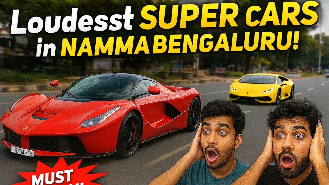 Loudest Supercars in Bangalore 🇮🇳😳 | Dont miss |Must watch