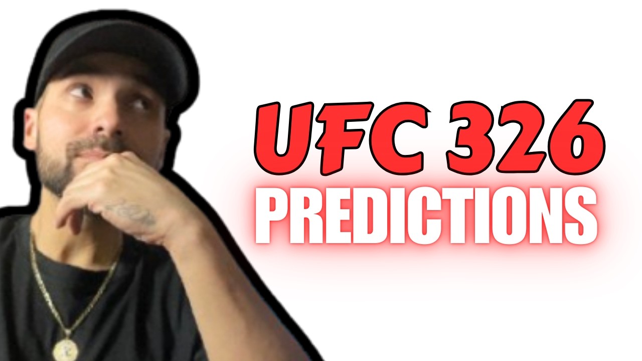 UFC 326 full fight final PREDICTIONS the card is 'HORRIBLE'
