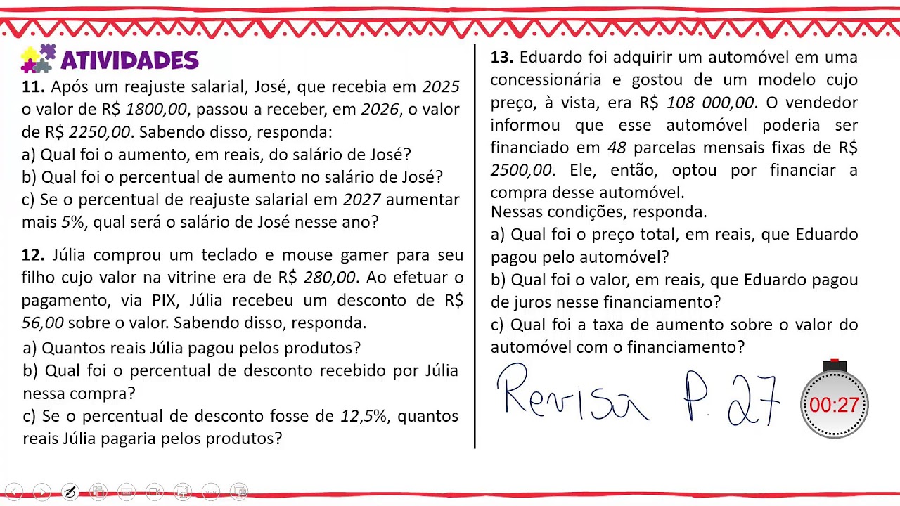 🔴 TARDE - MATEMÁTICA - 29.01.26 - 3ª Série - AULA 02