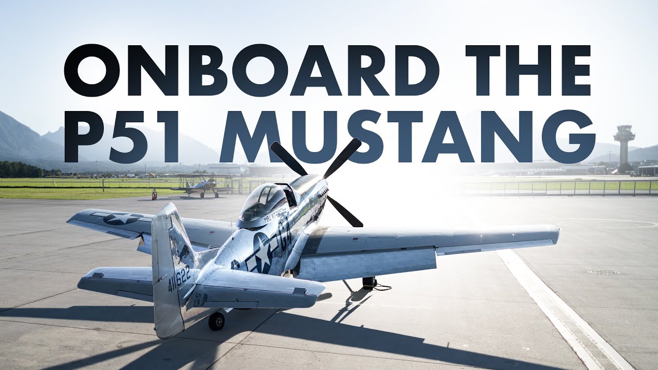 Onboard the P51 Mustang - full solo aerobatic display above the Alps (4K - Sound) with Eskil Amdal
