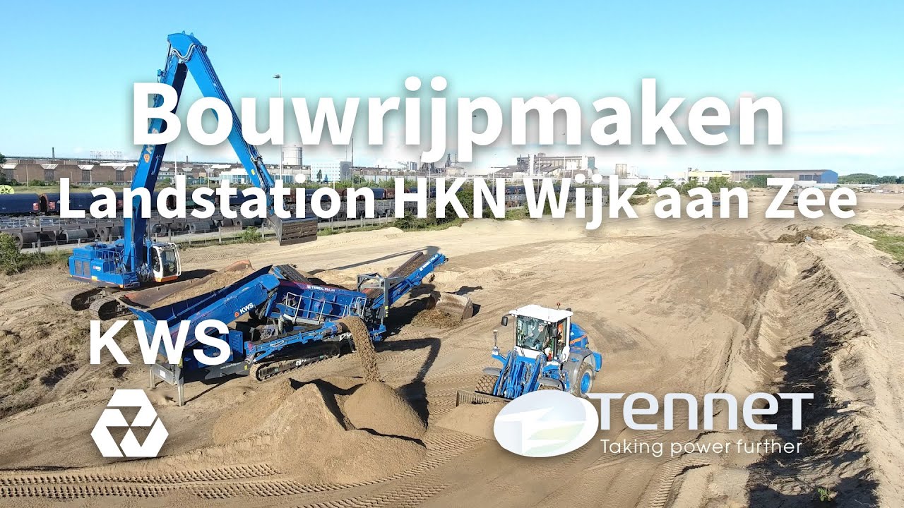 Bouwrijpmaken Landstation HKN Wijk aan Zee