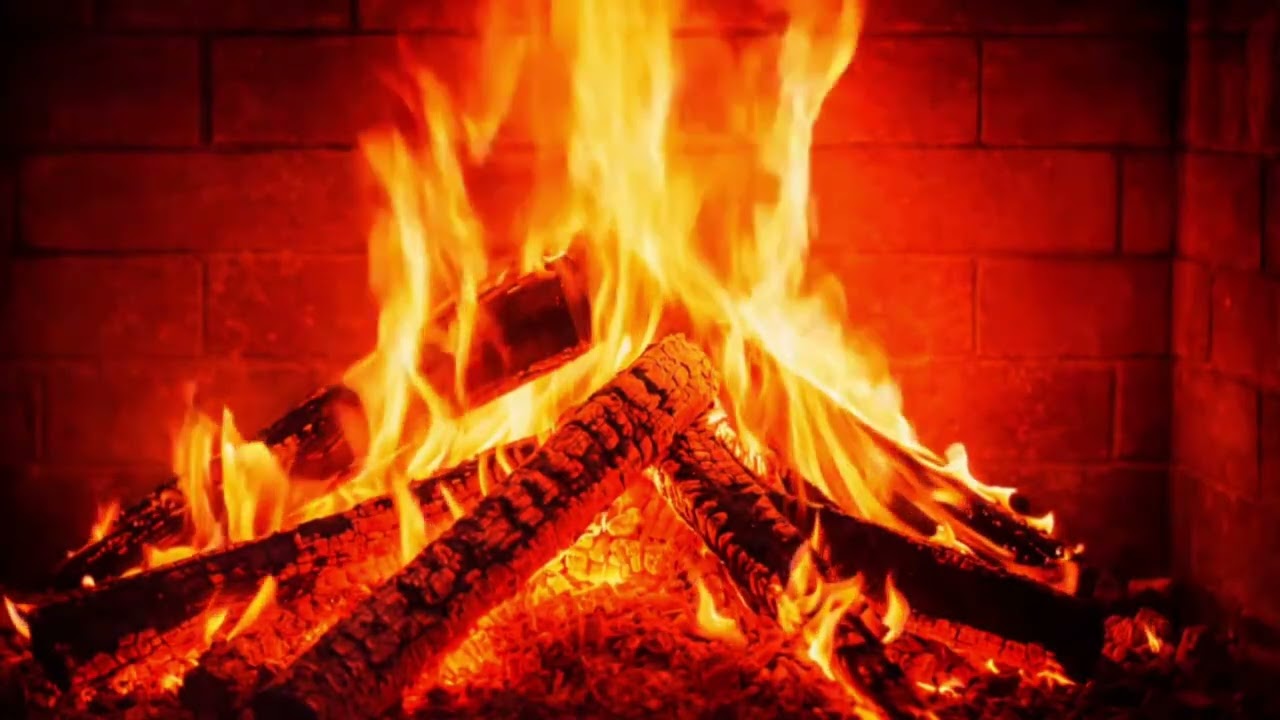 🔥 Turn Your TV Into a Real Fireplace • 10H 4K Cozy Fire Sounds