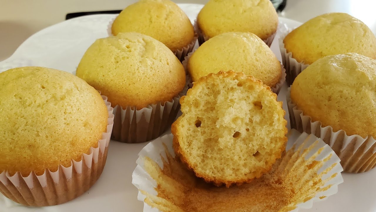 Cupcakes de Vainilla sin Batidora