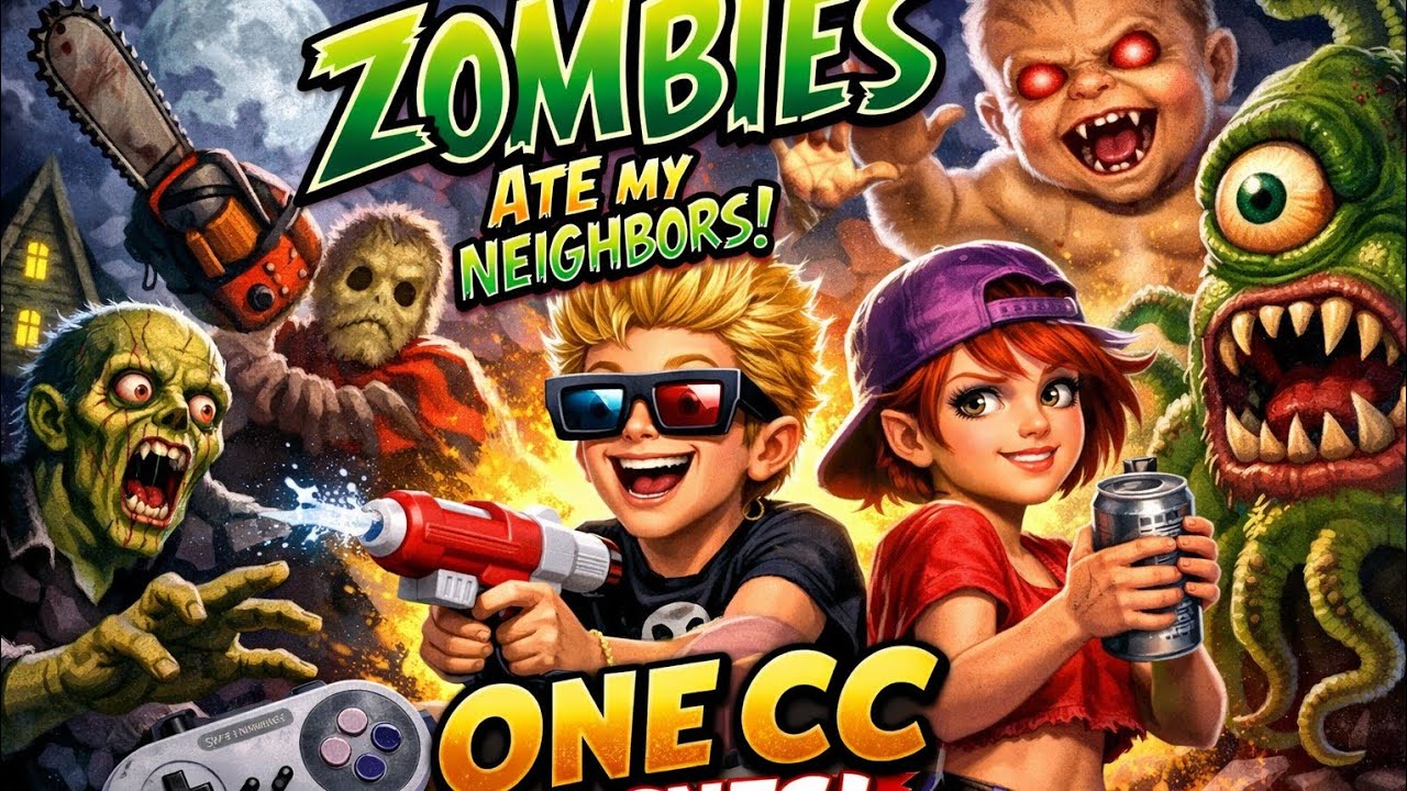 zombies ate my neighbors snes longplay 