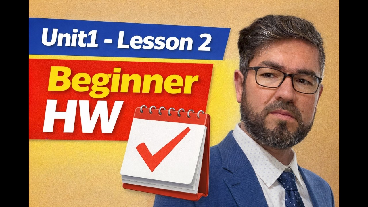 Unit 1 Lesson2 Beginner HW