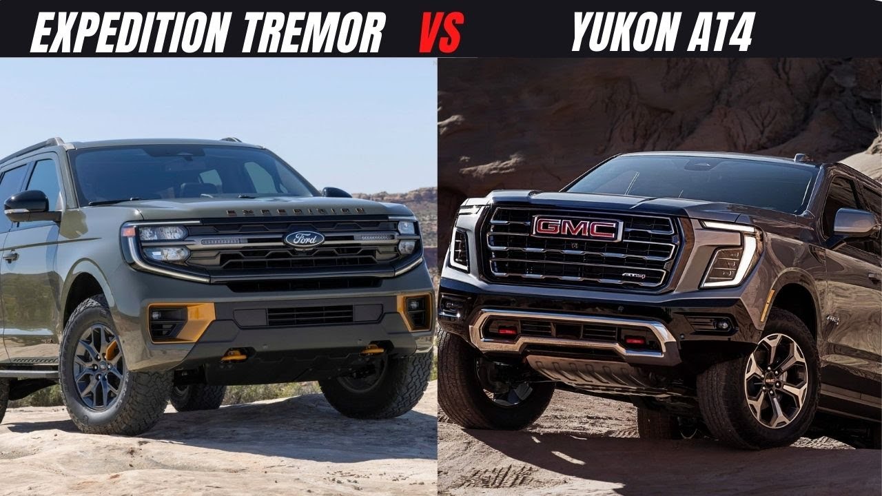 2025 Ford Expedition Tremor vs. 2025 GMC Yukon AT4 – Ultimate Full-Size SUV Showdown!