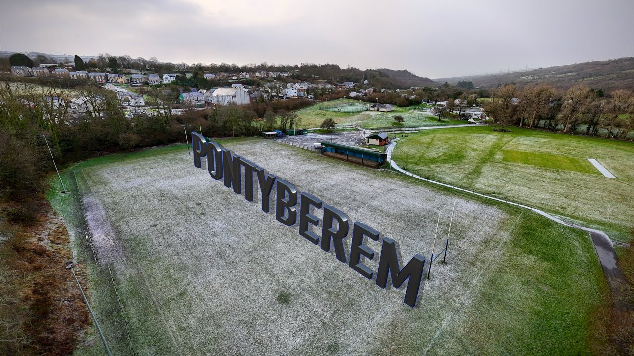 Pontyberem Park By Drone 4K