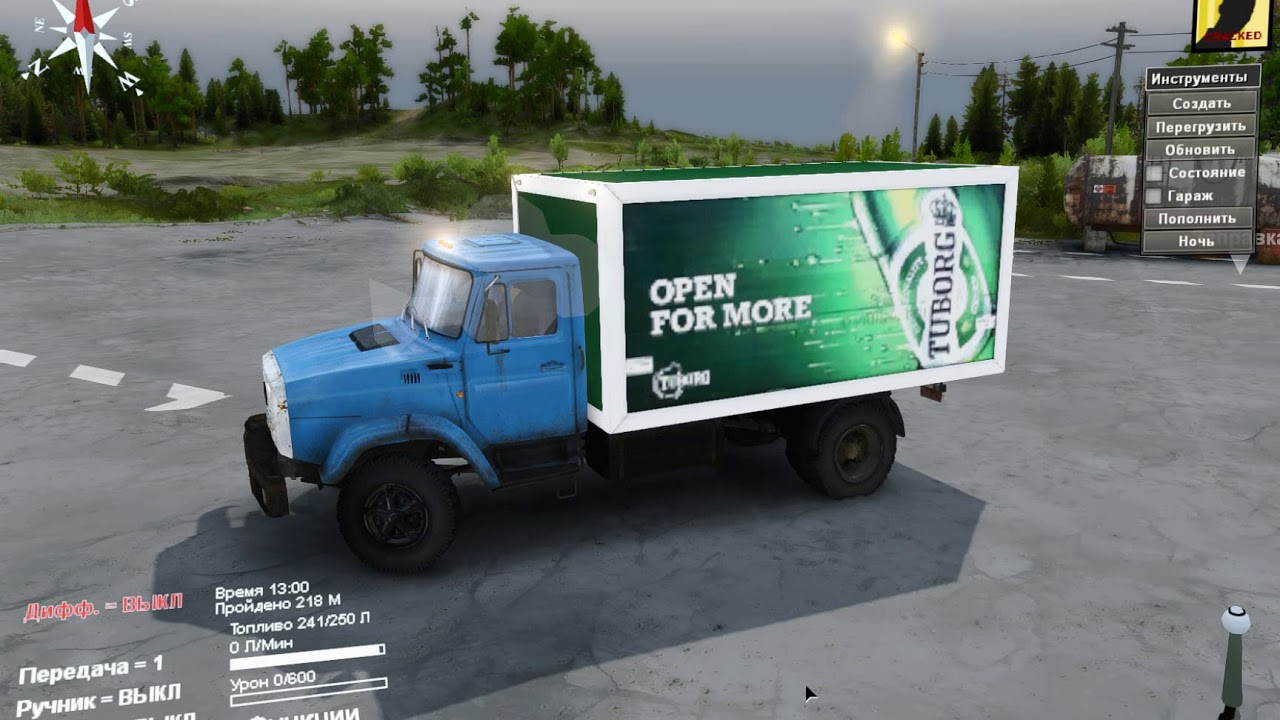 SpinTires 2018  ЗИЛ -- 4331