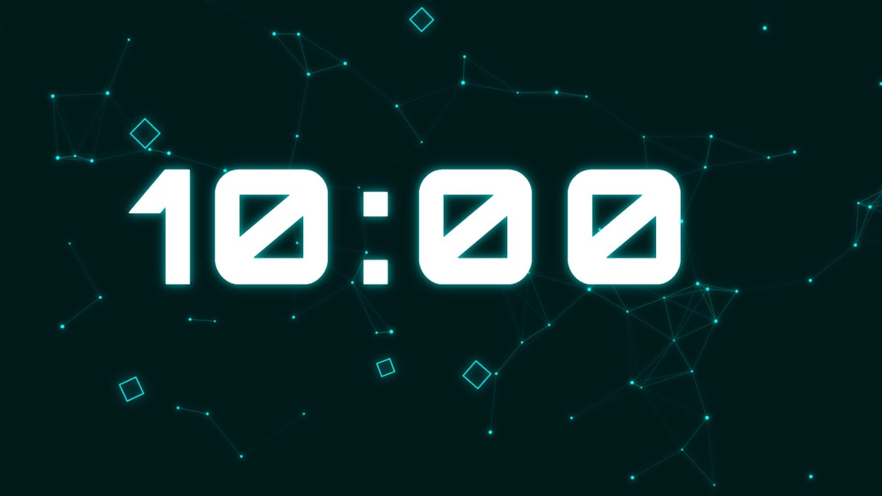 10 Minute Timer With Clock Sound Effect | Countdown Timer| DevClock