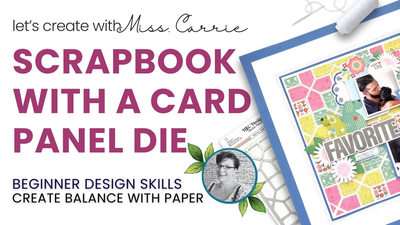 Scrapbook with a Card Making Die PLUS Adorable Puppy Photos