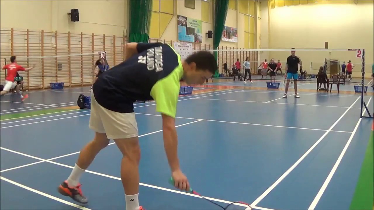 Badminton: Tomasz Matoga vs Miłosz Miernik