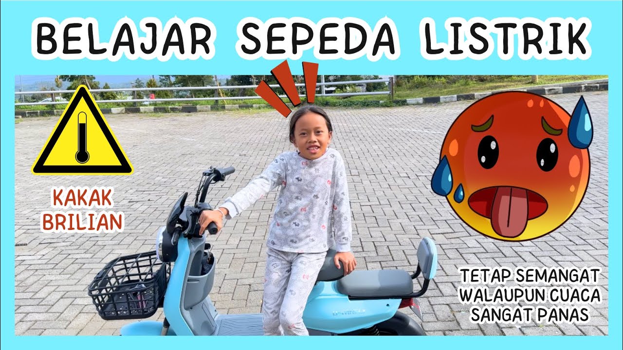 Belajar Naik Sepeda Listrik, Walaupun Kaki Belum Sampai Ke Tanah || #sepedalistrik #ngabuburit