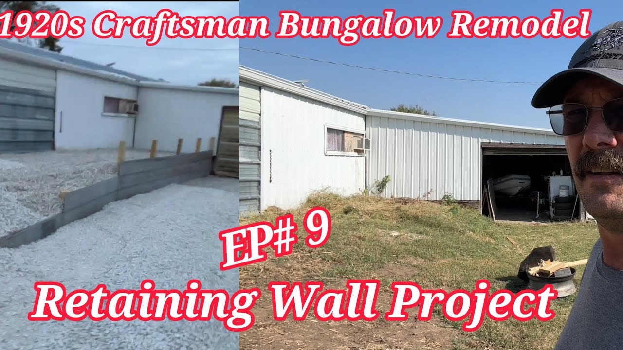 How to Build a Retaining Wall on a Budget | DIY Landscaping Project