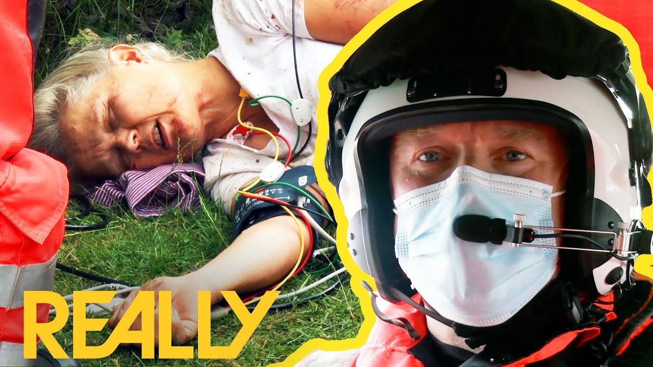 Woman Brutally Injured After Cow Attack | Helicopter ER