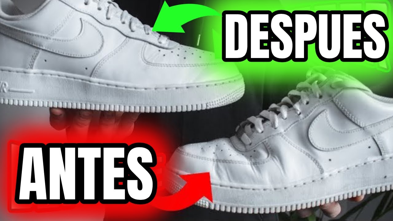 ⚠️COMO QUITAR las ARRUGAS de tus SNEAKERS! (How To Get Creases Out Of SNEAKERS) Air Force 1,JORDAN ✅