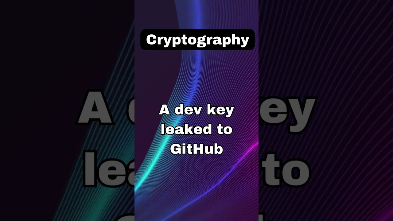 Did This Key Leak Cause a Huge Cloud Problem? #shorts