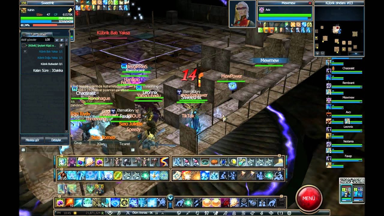 Rappelz: Three Boss's Killed by  EternalGlory & ThreeWing
