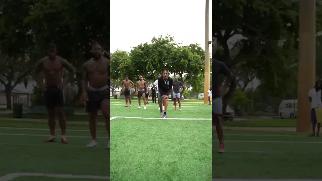 Justin Jefferson working press release w/ @receiverfactory follow for much more!