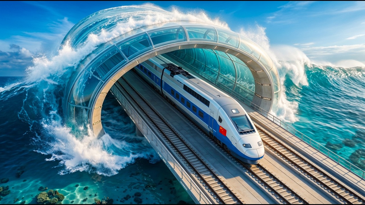 How China Built an Underwater Bullet Train Tunnel Beneath the Ocean | (China Mega Projects)