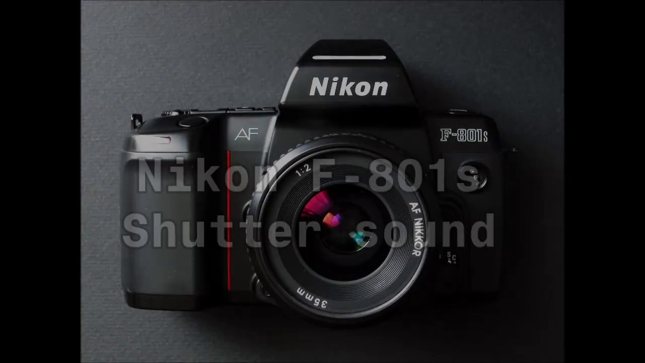 Nikon F-801s  N8008s sound ニコンF801s 作動音