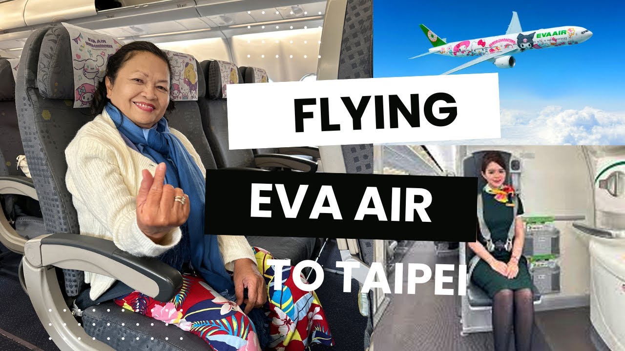 Перелет из Себу в Тайбэй рейсом EVA Air / Видеоблог о путешествиях для людей с ограниченными возм...