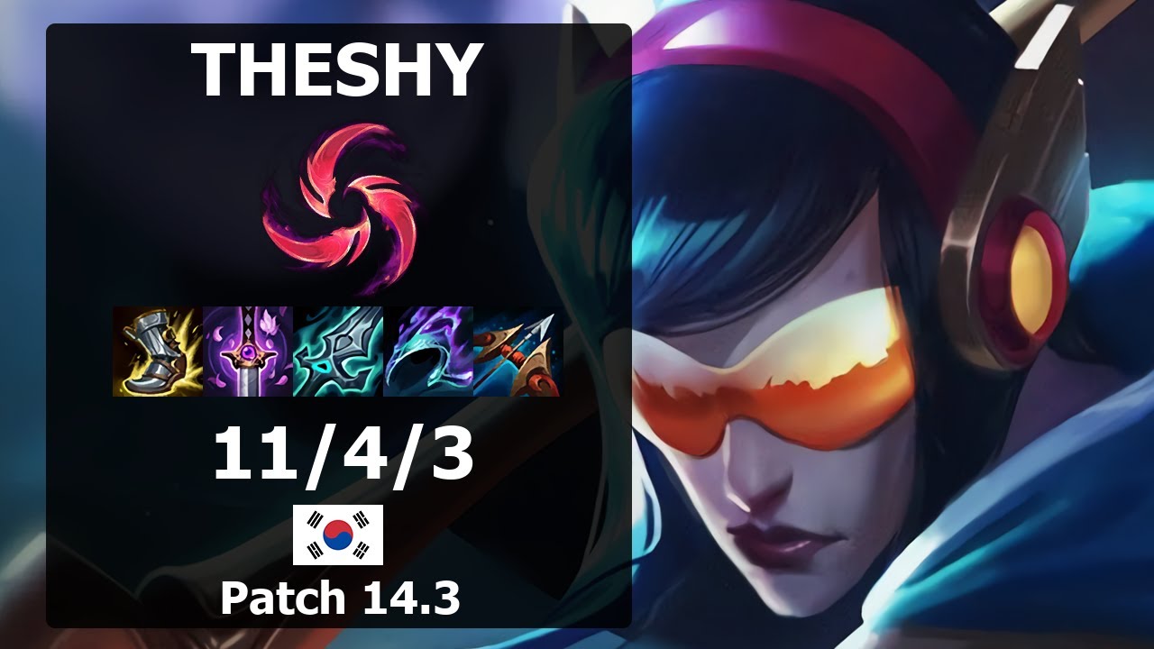 TheShy Kalista TOP VS Smolder| Patch 14.3 KR Challenger