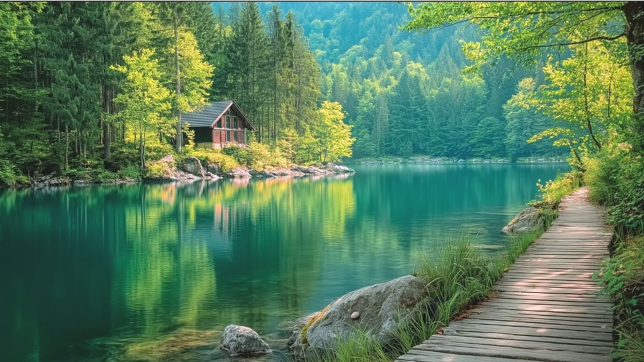 Успокой Свой Ум 🌿 Нежная Музыка и Звуки Воды, Чтобы Прекратить Чрезмерное Обдумывание и Музыка