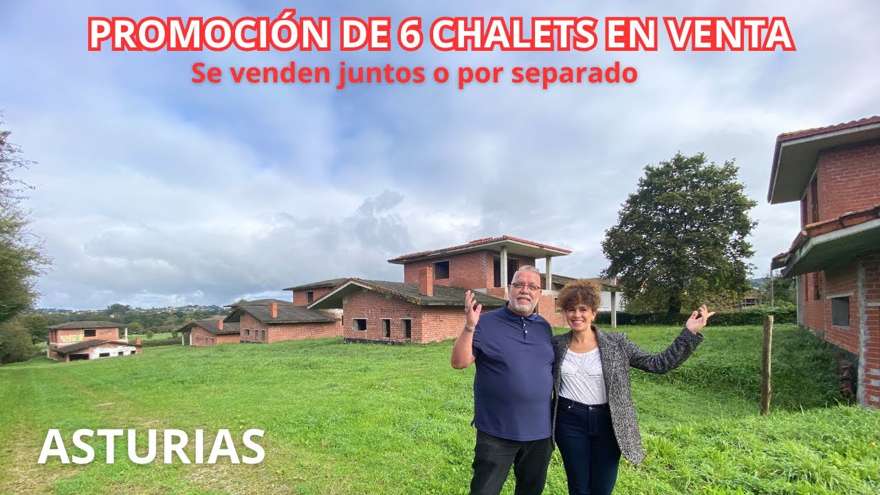 6 CHALETS EN VENTA EN SIERO, AL ALDO DE GIJÓN. POSIBILIDAD DE ADQUIRIR EL CONJUNTO. DESDE *175.000€*