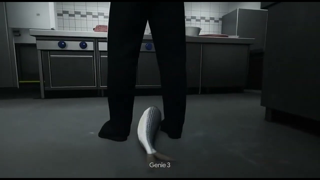You are a fish, you must escape the kitchen