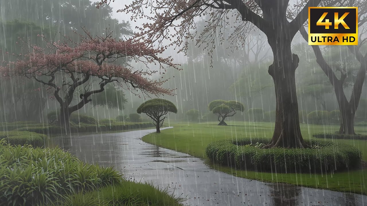 Soothing Rainfall Sounds for Deep Sleep to Fall Asleep Faster and Beat Insomnia Gently