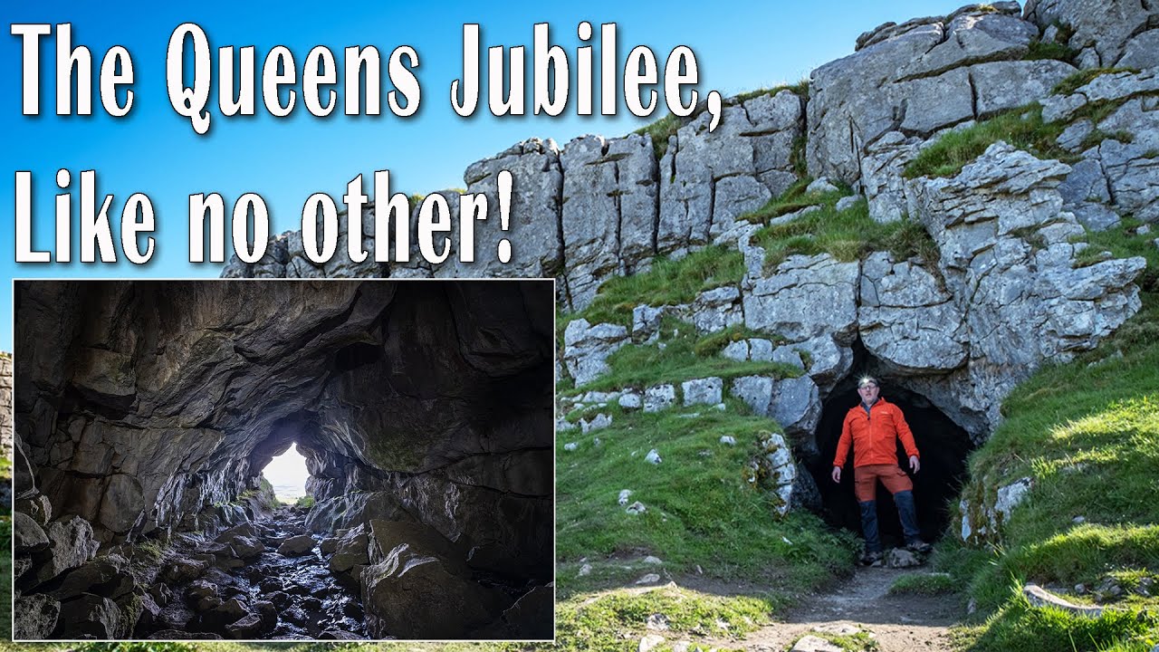 The Queens Jubilee celebrations, Exploring Victoria Cave and Jubilee Cave in the Yorkshire Dales
